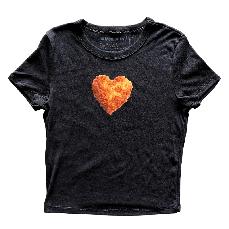 trendy clothing for women’s spring wardrobe -Heart-Shaped Chicken Nugget Women's Baby Rib