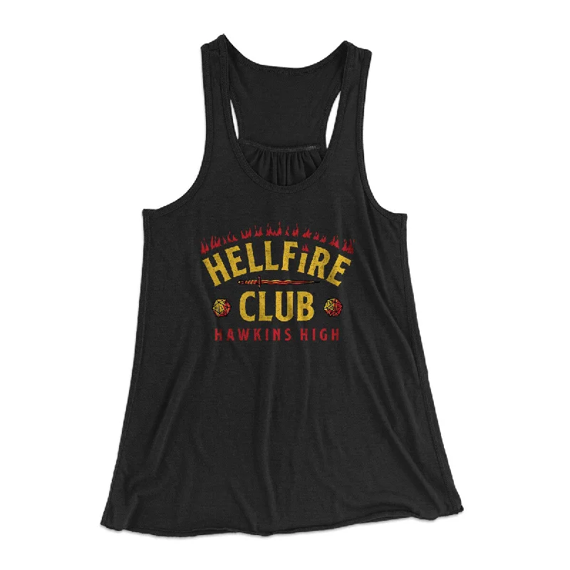 affordable dresses for women’s wedding events -Hellfire Club Women's Flowey Racerback Tank Top