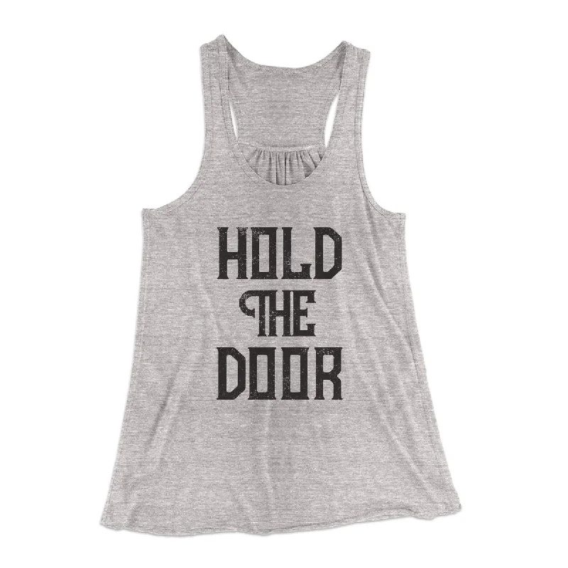 affordable summer clothing for women -Hold the Door Women's Flowey Tank Top