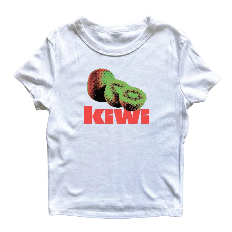 fashionable dresses for women’s brunch events -Kiwi Fruit v3 Women's Baby Rib