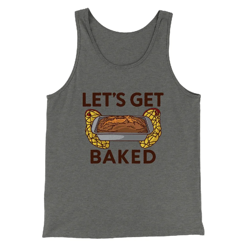 fashionable dresses for women’s date nights -Let's Get Baked Men/Unisex Tank Top