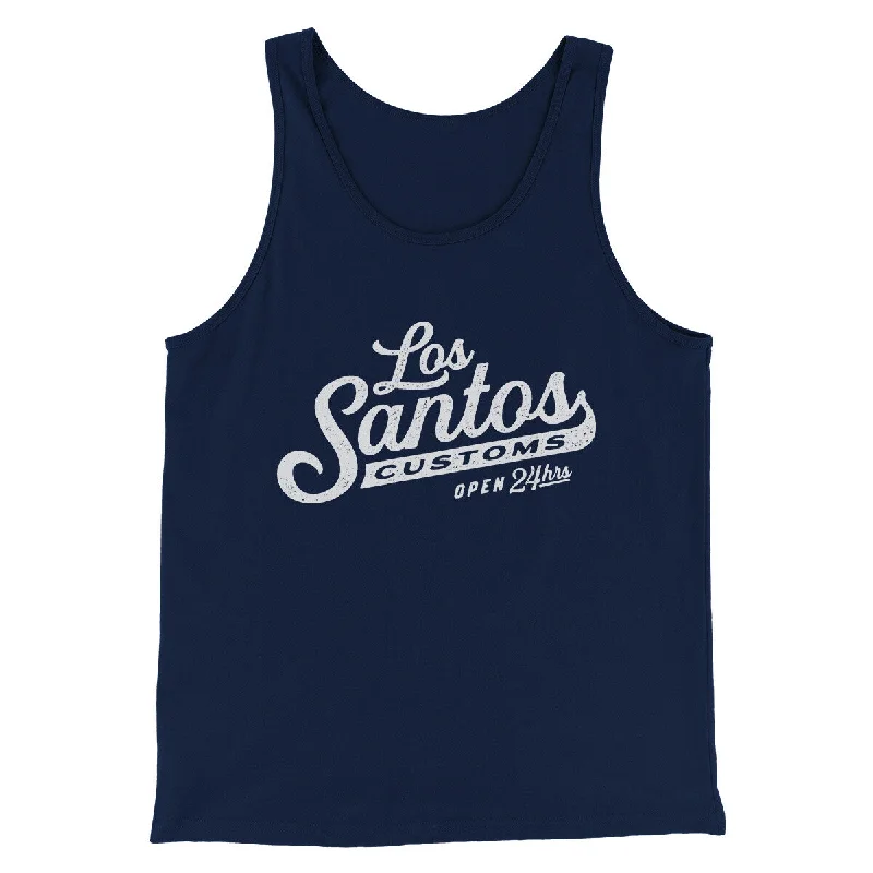 elegant clothing for women’s night outs -Los Santos Customs Men/Unisex Tank Top