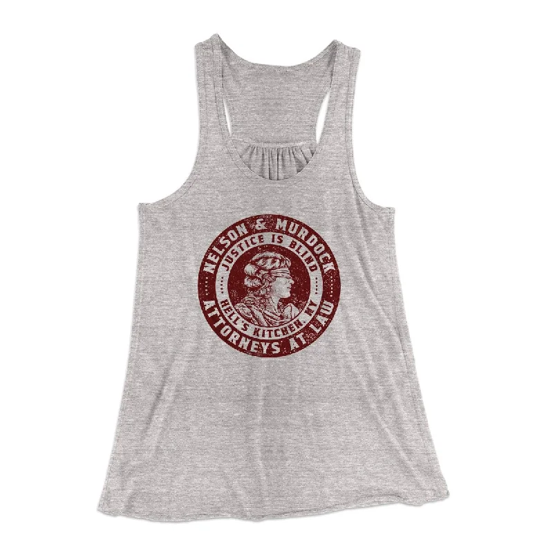 stylish women’s outerwear for winter days -Nelson And Murdock Attorneys At Law Women's Flowey Tank Top