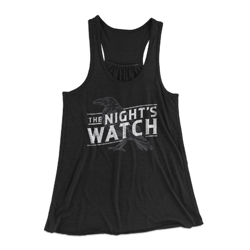 best women’s clothing for spring events -The Night's Watch Women's Flowey Tank Top