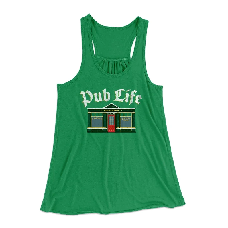 fashionable jumpsuits for women’s special events -Pub Life Women's Flowey Tank Top