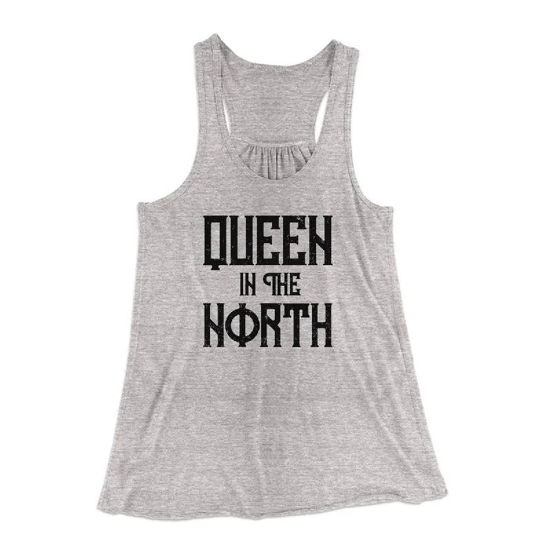 trendy outerwear for women’s winter wardrobe -Queen in the North Women's Flowey Tank Top