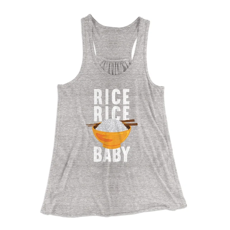 stylish women’s blazers for professional looks -Rice Rice Baby Women's Flowey Tank Top