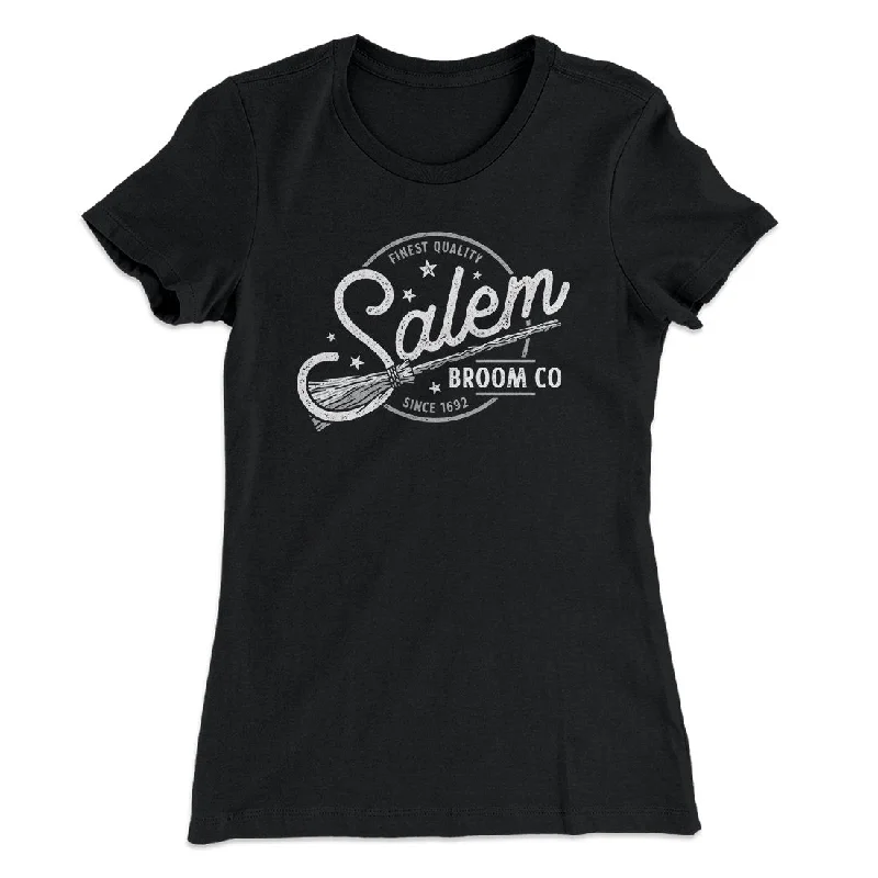 elegant clothing for women’s holiday wardrobe -Salem Broom Company Women's T-Shirt