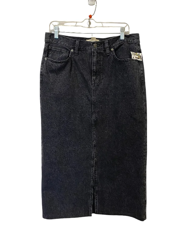 chic clothing for women’s evening gatherings -Skirt Maxi By Madewell In Black Denim, Size: 6