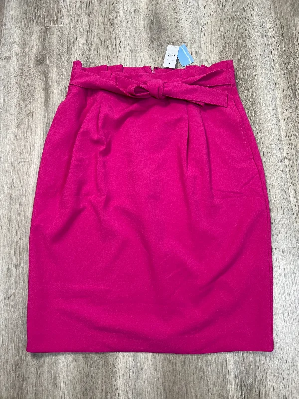 stylish cardigans for women’s office wear -Skirt Midi By Ann Taylor In Pink, Size: Xl