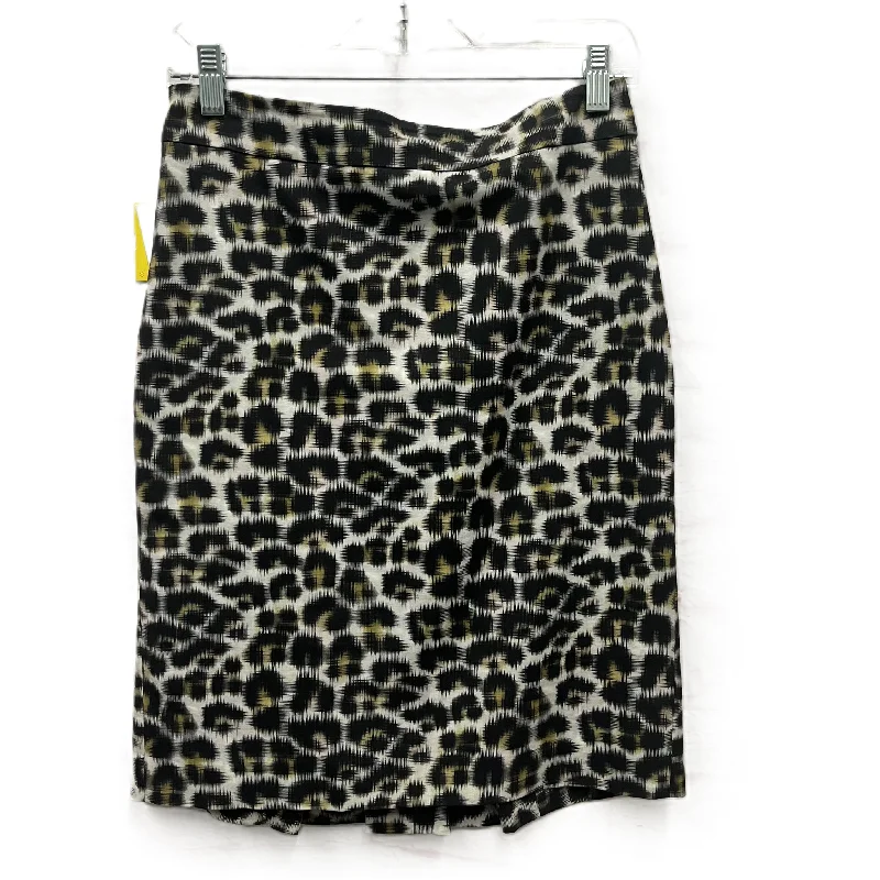 fashionable skirts for women’s spring looks -Skirt Mini & Short By Ann Taylor In Animal Print, Size: 4p