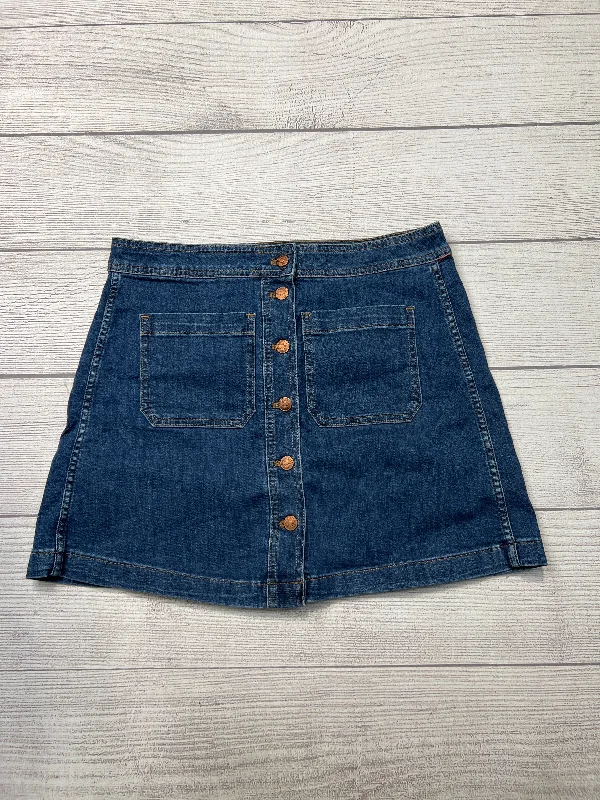 fashionable women’s tops for office style -Skirt Mini & Short By Madewell In Blue Denim, Size: 10