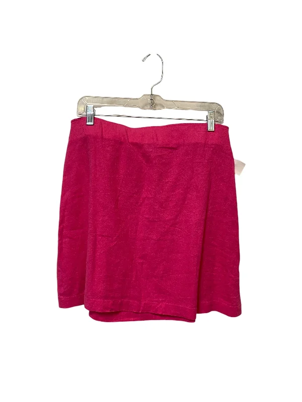 elegant outerwear for women’s evening wear -Skirt Mini & Short By Old Navy In Pink, Size: L