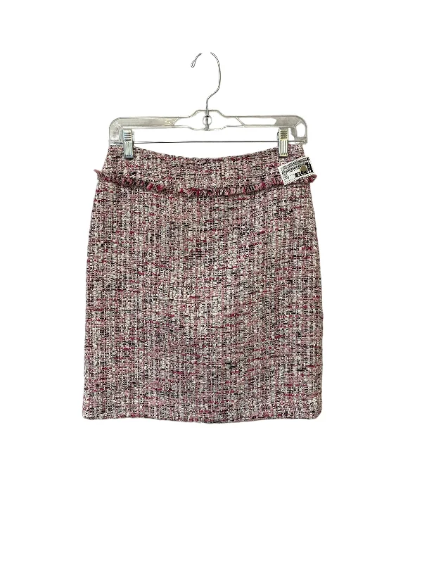 stylish skirts for women’s work fashion -Skirt Mini & Short By White House Black Market In Pink, Size: 0