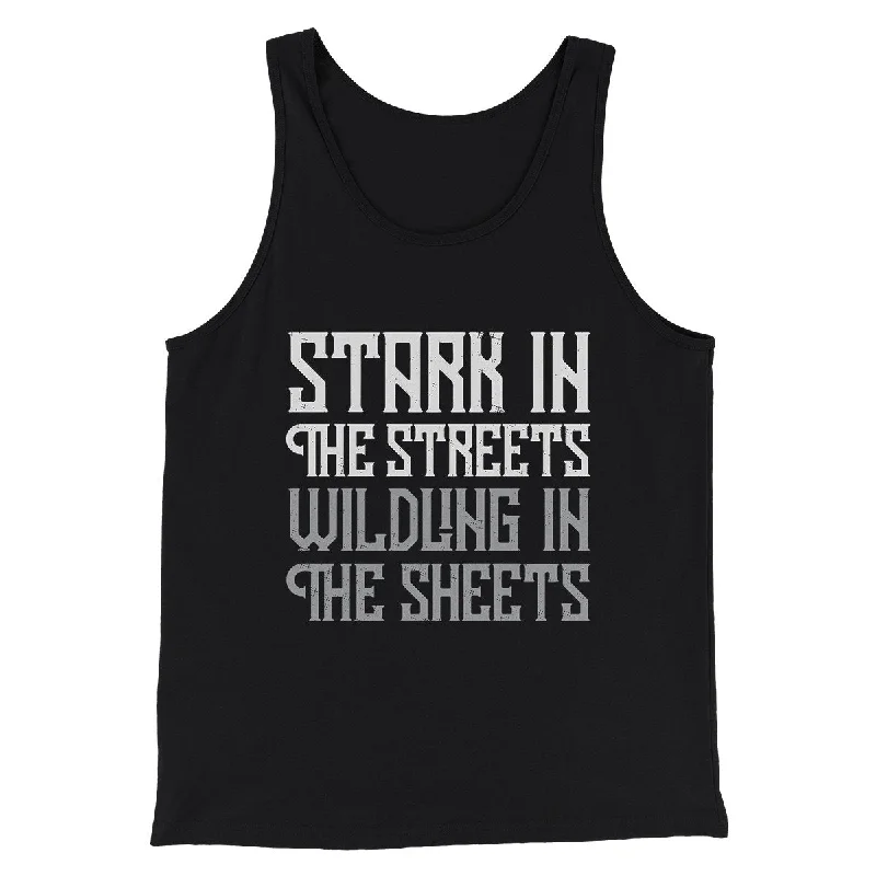 best women’s coats for rainy days -Stark in the Streets Wildling in the Sheets Men/Unisex Tank Top