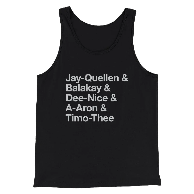 fashionable dresses for women’s weddings -Substitute Teacher Names Men/Unisex Tank Top