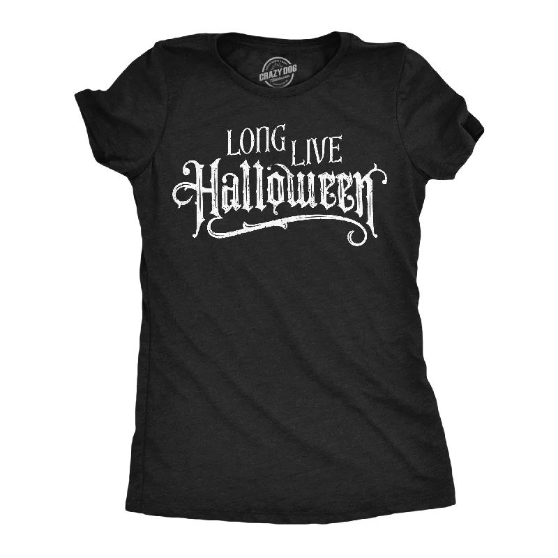 best winter coats for women’s fashion -Womens Funny T Shirts Long Live Halloween Sarcastic Graphic Novelty Tee For Ladies