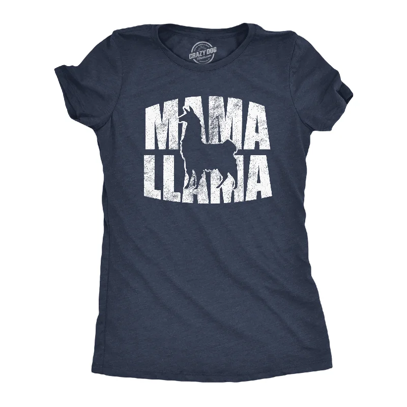 best clothing for women’s fashion-forward looks -Womens Funny T Shirts Mama Llama Cute Mothers Day Gift Tee For Moms