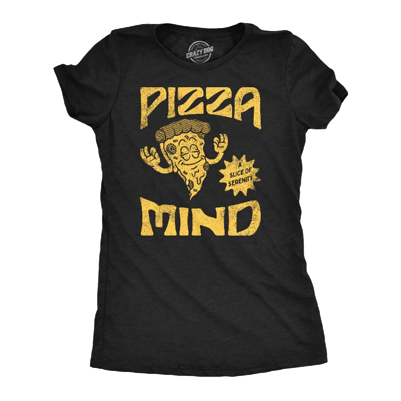 stylish sweaters for women’s fall wardrobe -Womens Funny T Shirts Pizza Mind Sarcastic Food Graphic Tee For Ladies