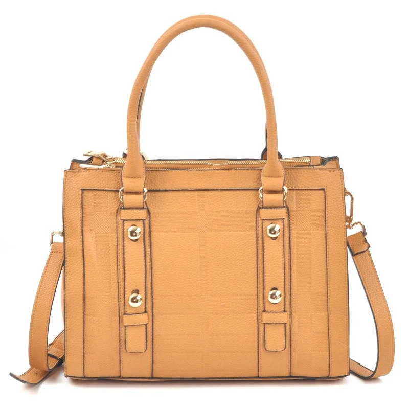 practical designer bags for women -Dasein Belted Medium Satchel Bag