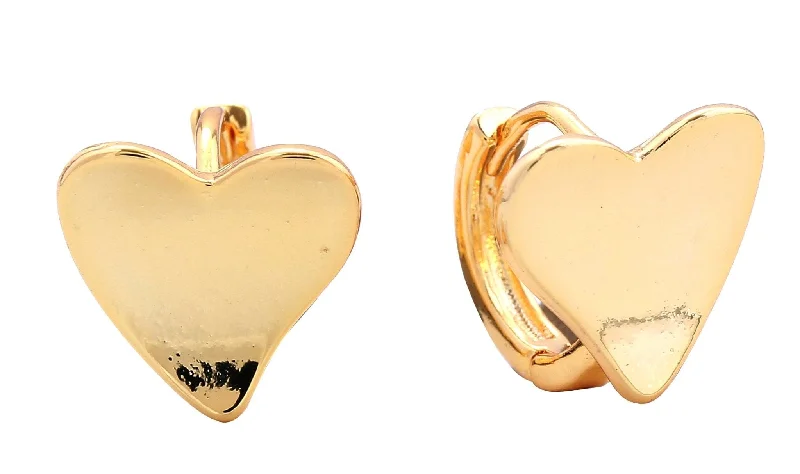 designer handbags for women under 300 -DJE310805 14K Crushed Heart Post Earrings