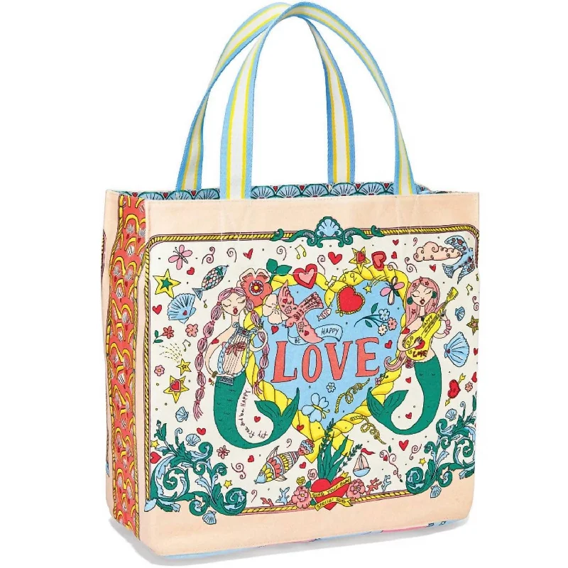 chic crossbody bags for women’s parties -Mermaid Tote Bag In Multi