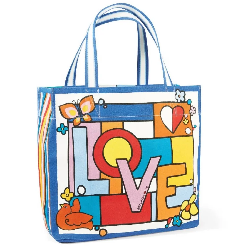 stylish handbags for chic women’s outfits -Power Of Love Tote Bag In Multi