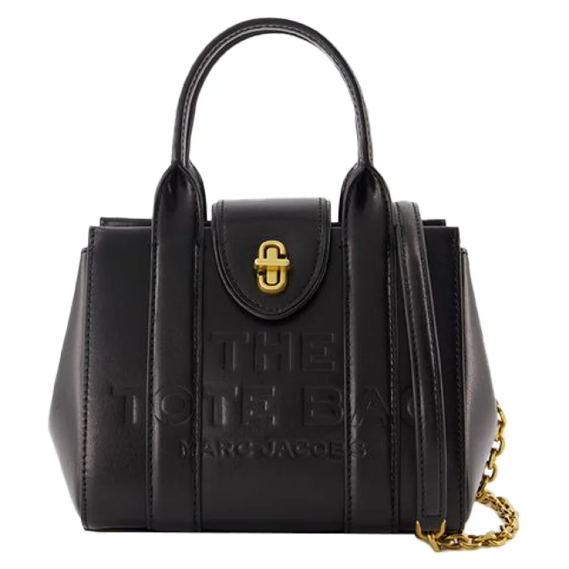 chic handbags for women’s city fashion -The Mini Tote - Marc Jacobs - Leather - Black