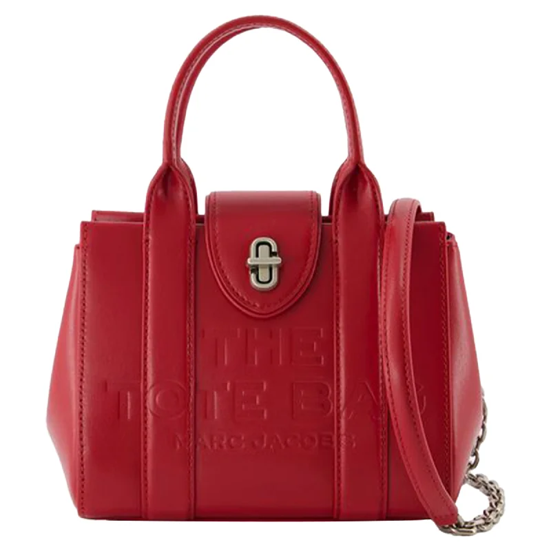 fashionable bags for women’s travel wardrobe -The Mini Tote - Marc Jacobs - Leather - Red